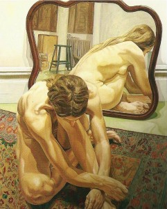 Philip Pearlstein Nude in Mirror 1970s